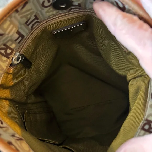 Salvatore Ferragamo Tan and Brown Logo Cross Body - Picture 4 of 7